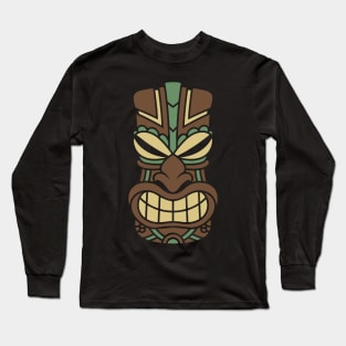 Tiki Head Long Sleeve T-Shirt